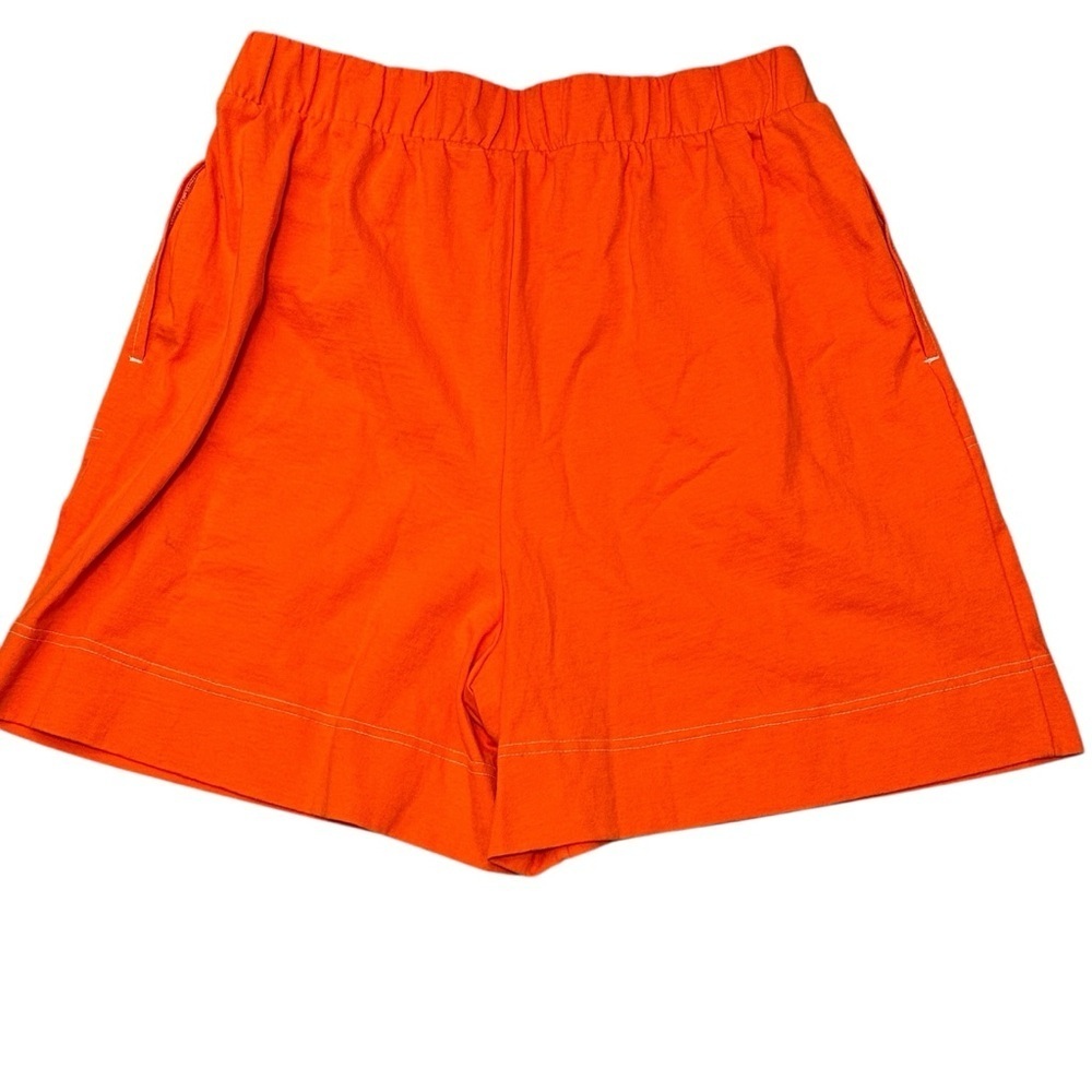 Free People Beach Strada Shorts LARGE NWOT in Tangerine Tango - Picture 5 of 6
